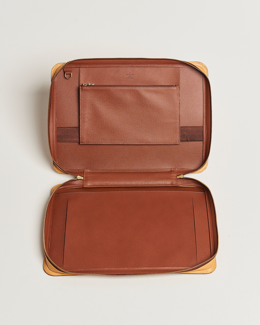 Homme | Louis Vuitton Pre-Owned Briefcase Leather   | Louis Vuitton Pre-Owned | Briefcase Leather  