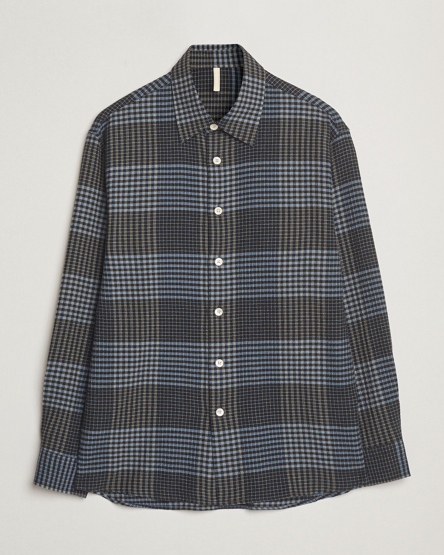 Homme | Chemises | Sunflower | Studio Flannel Shirt Blue Check
