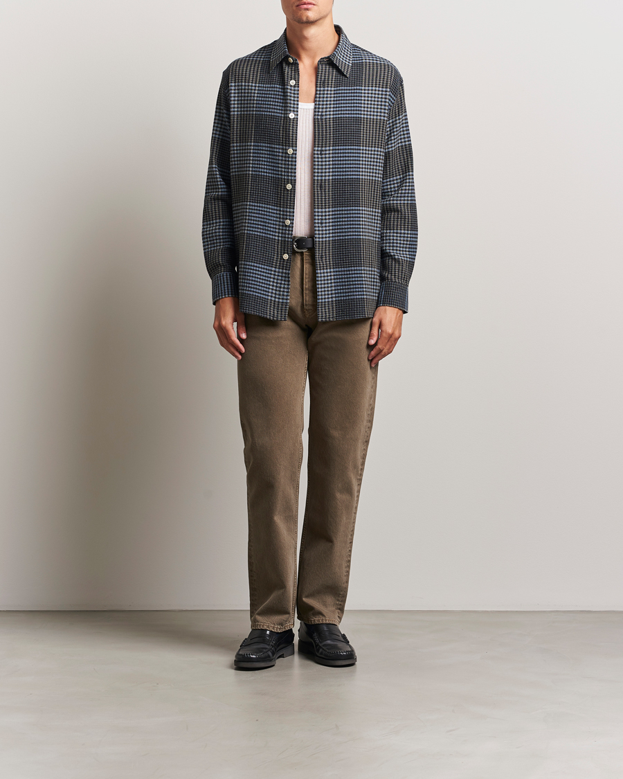 Homme | Chemises | Sunflower | Studio Flannel Shirt Blue Check