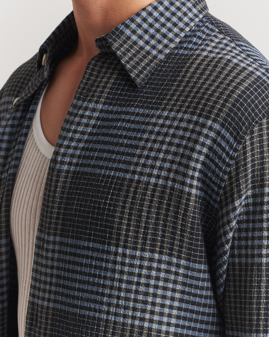 Homme | Chemises | Sunflower | Studio Flannel Shirt Blue Check