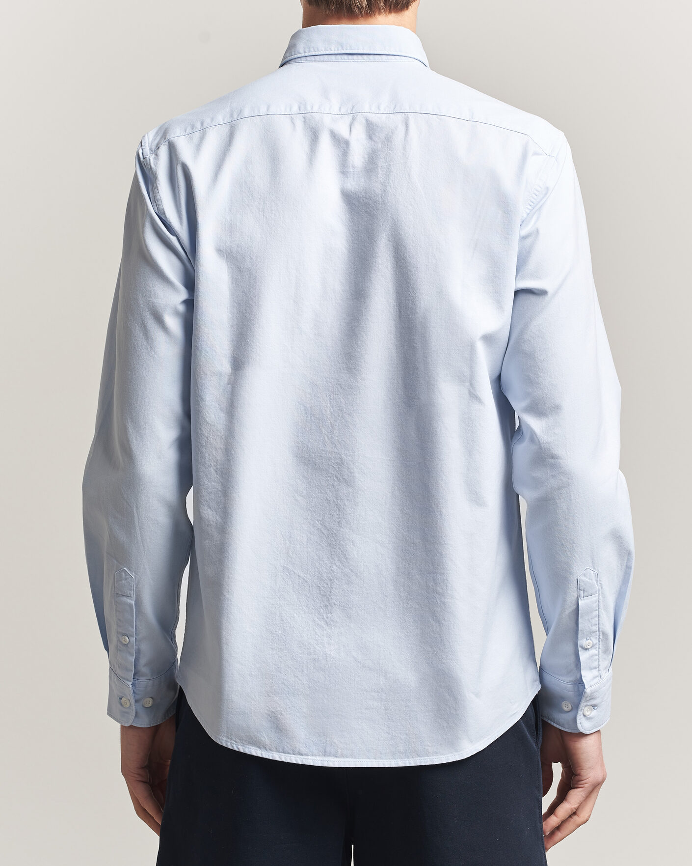 Homme | Chemises | Sunspel | Oxford Button Down Shirt Light Blue