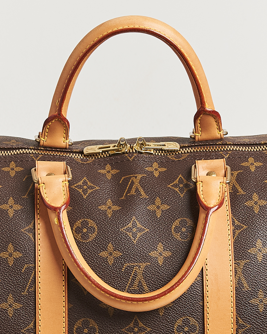 Homme | Louis Vuitton Pre-Owned Keepall Bandoulière 55 Monogram | Louis Vuitton Pre-Owned | Keepall Bandoulière 55 Monogram