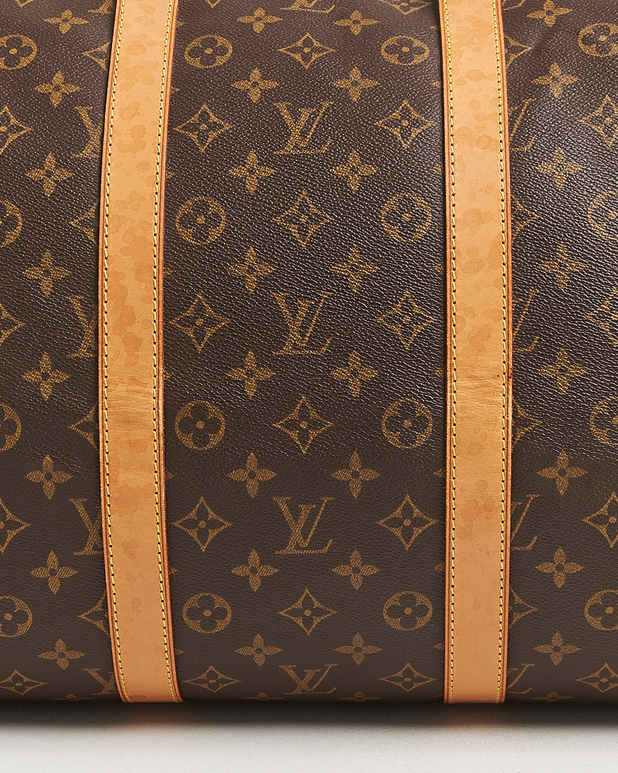 Homme | Louis Vuitton Pre-Owned Keepall Bandoulière 55 Monogram | Louis Vuitton Pre-Owned | Keepall Bandoulière 55 Monogram