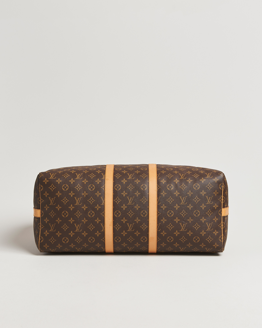 Homme | Louis Vuitton Pre-Owned Keepall Bandoulière 55 Monogram | Louis Vuitton Pre-Owned | Keepall Bandoulière 55 Monogram
