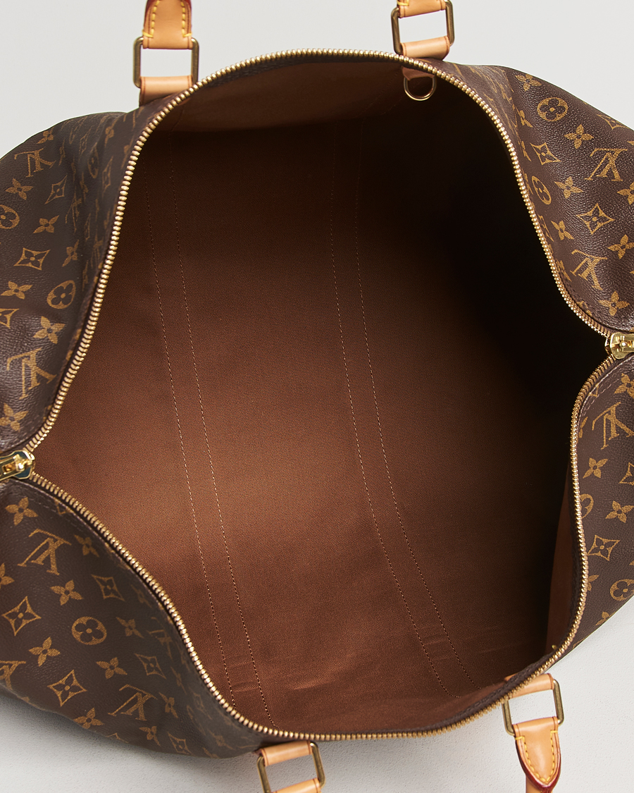 Homme | Louis Vuitton Pre-Owned Keepall Bandoulière 55 Monogram | Louis Vuitton Pre-Owned | Keepall Bandoulière 55 Monogram