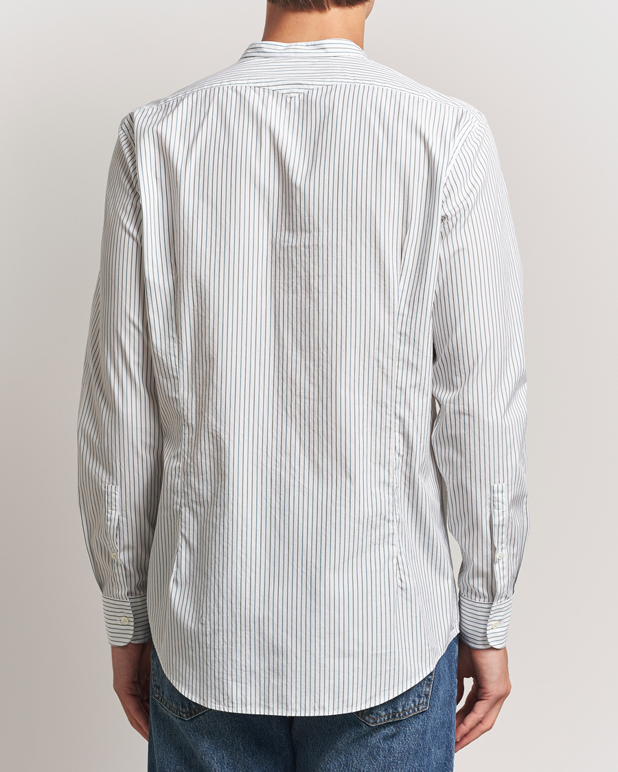 Homme | Chemises | Massimo Alba | Noto Guru Collar Shirt White/Green