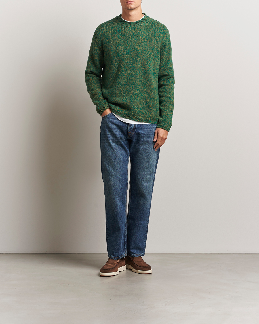 Homme | Pulls Et Tricots | Massimo Alba | Wool Mouline Sweater Green