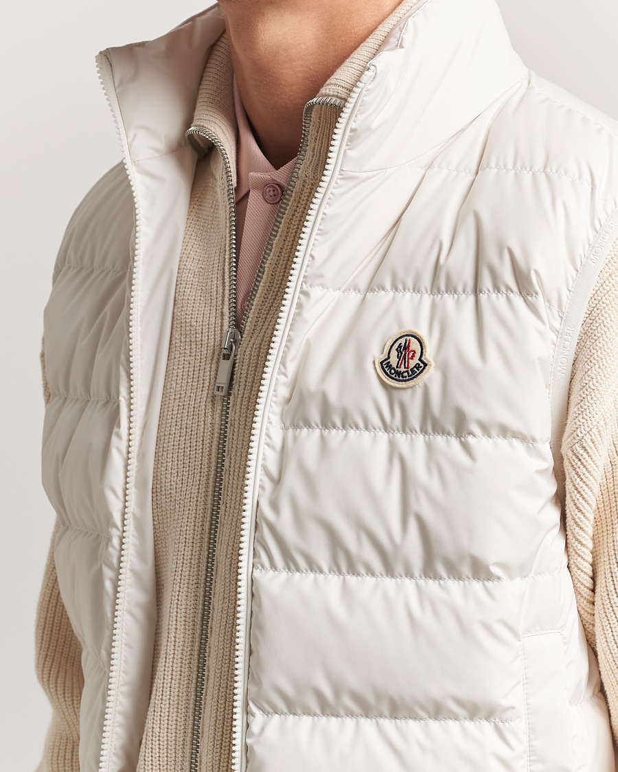 Homme | Gilets | Moncler | Contrin Down Vest Off White