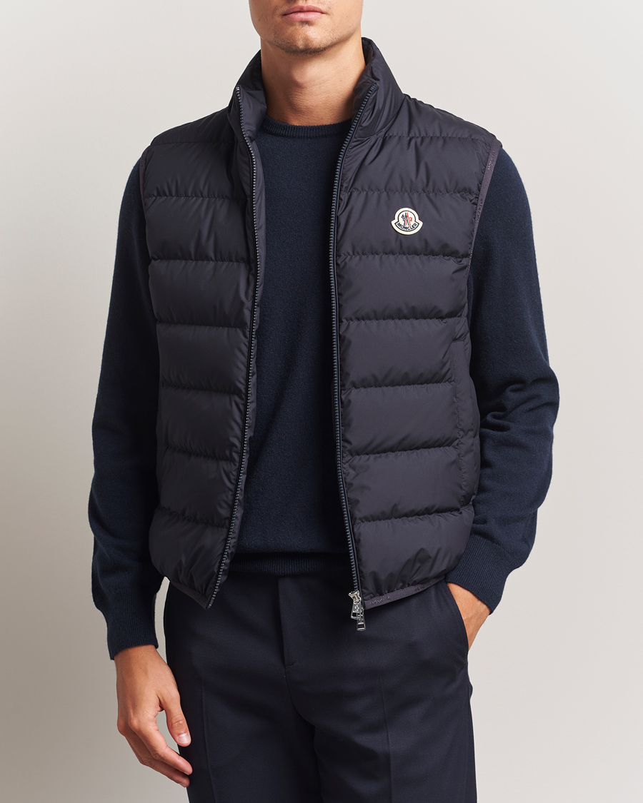 Homme | Manteaux Et Vestes | Moncler | Contrin Down Vest Navy