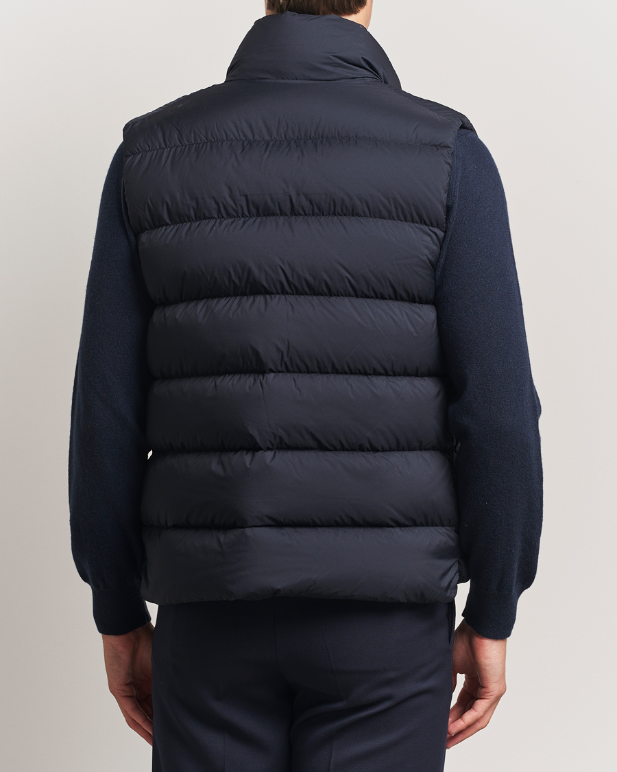 Homme | Manteaux Et Vestes | Moncler | Tibb Matte Down Vest Navy