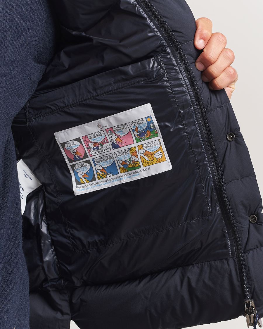 Homme | Manteaux Et Vestes | Moncler | Tibb Matte Down Vest Navy