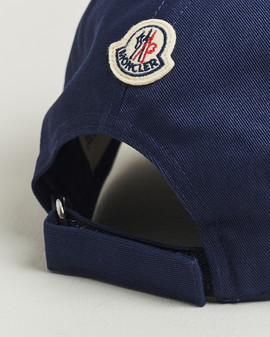Homme | Bobs Et Casquettes | Moncler | Archive Logo Baseball Cap Navy