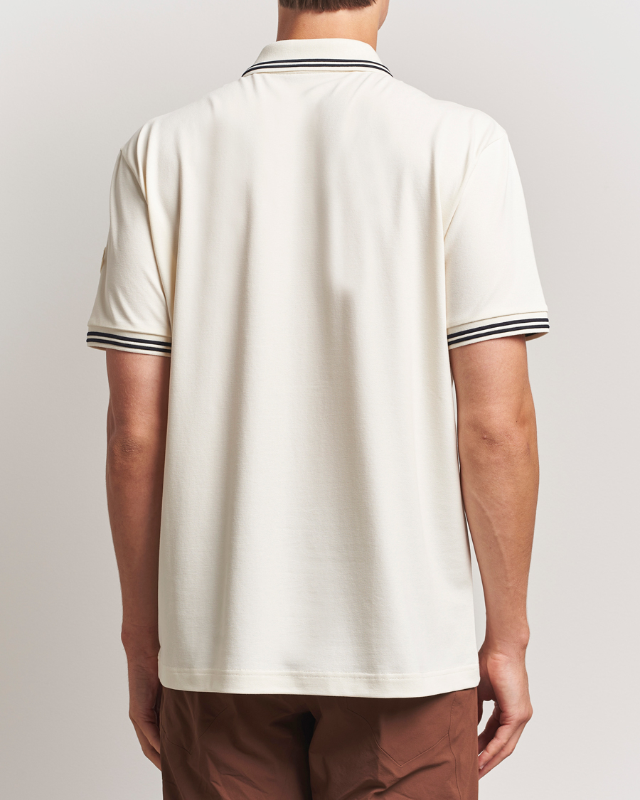 Homme | Polos | Moncler | Vintage Logo Polo Off White