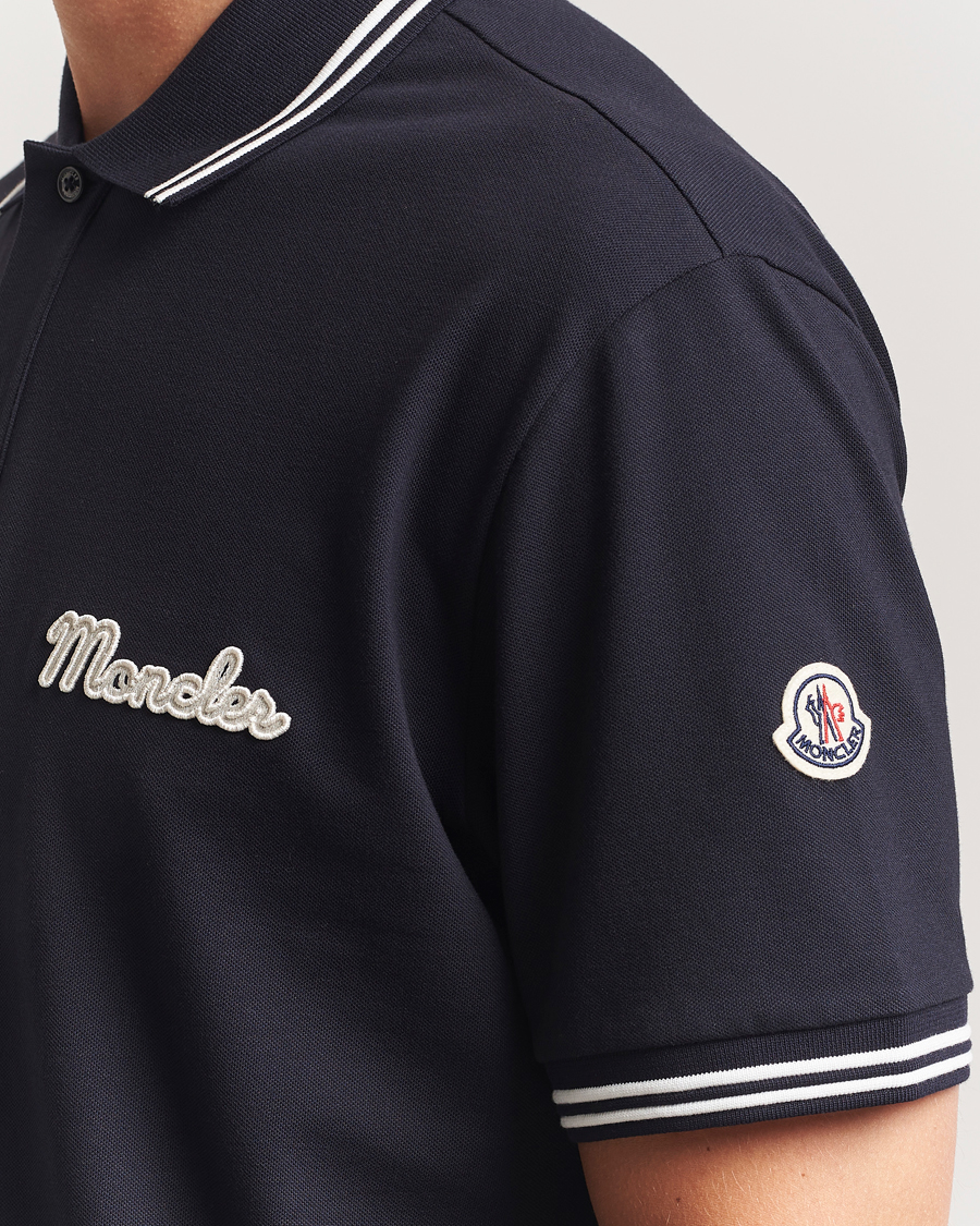 Homme | Polos | Moncler | Vintage Logo Polo Navy