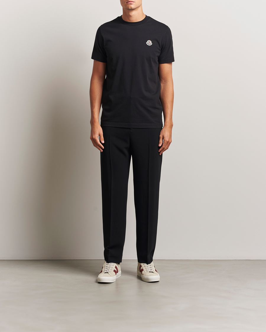 Homme | T-shirts | Moncler | 3-Pack Logo T-Shirt Black