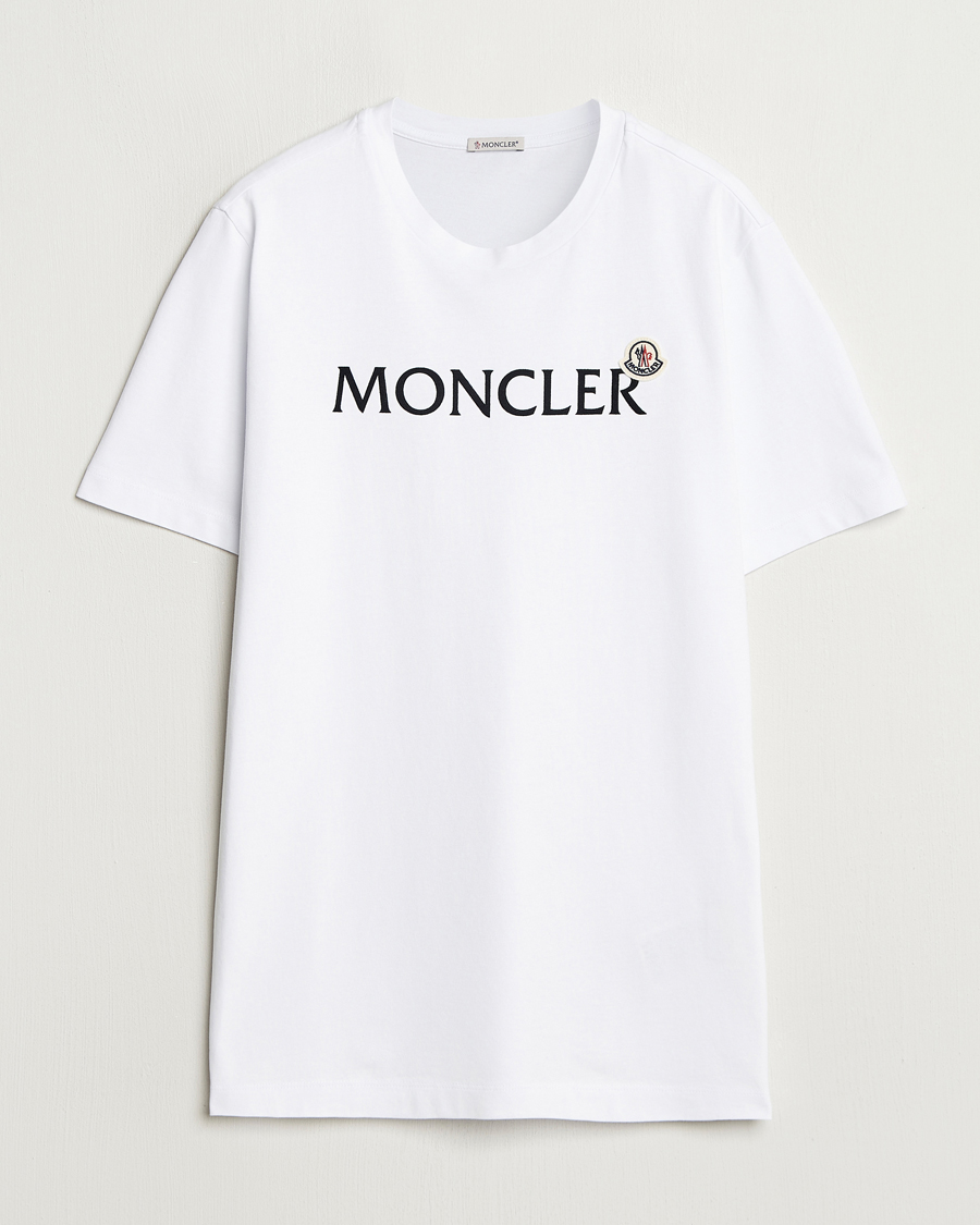 Homme | T-shirts | Moncler | Lettering Logo T-Shirt White