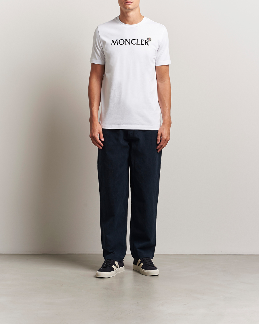 Homme | T-shirts | Moncler | Lettering Logo T-Shirt White