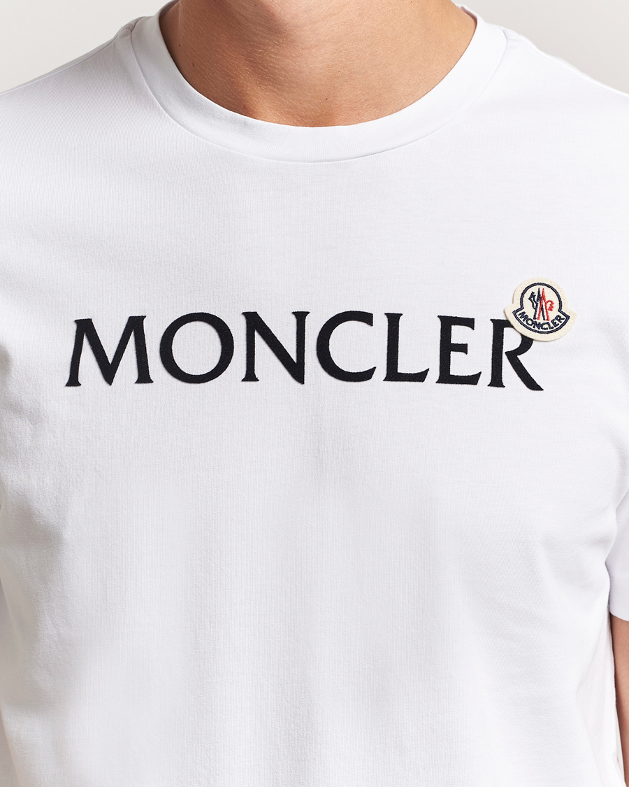 Homme | T-shirts | Moncler | Lettering Logo T-Shirt White