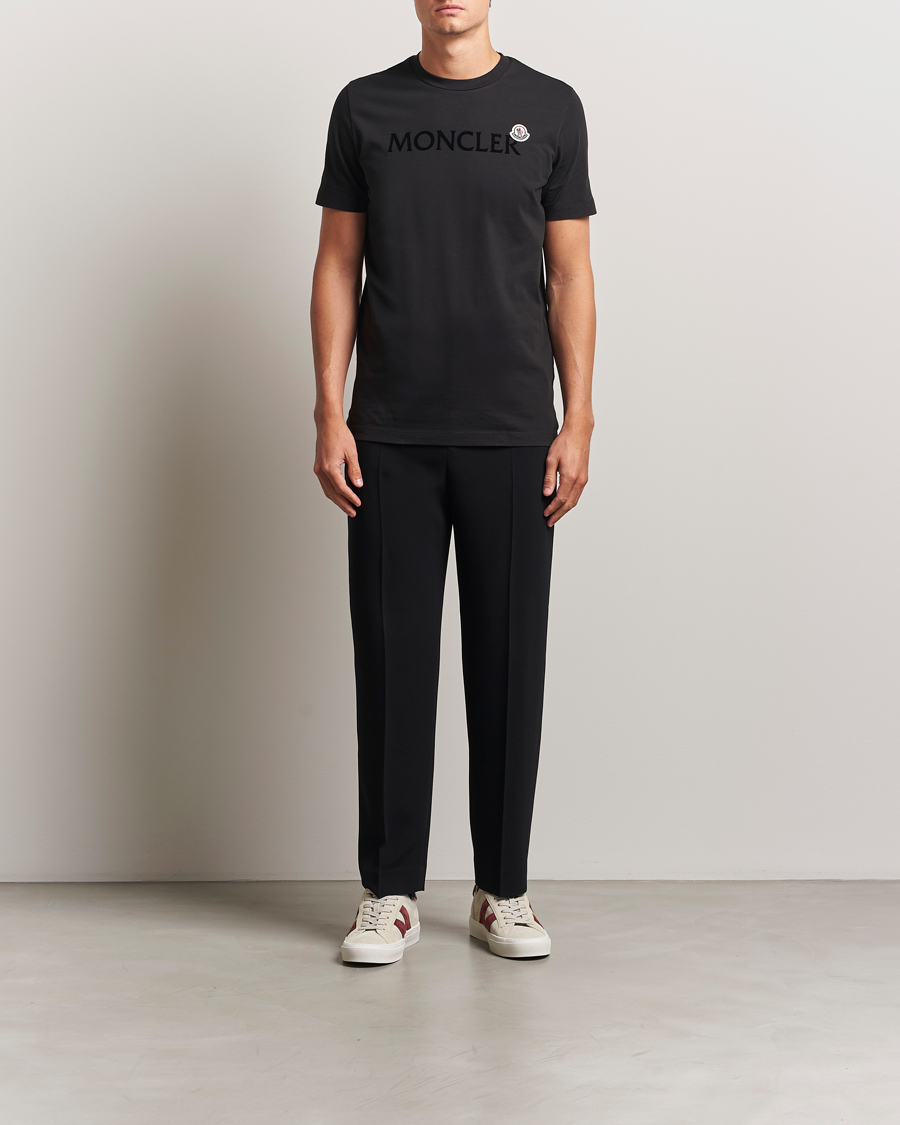 Homme | T-shirts | Moncler | Lettering Logo T-Shirt Black