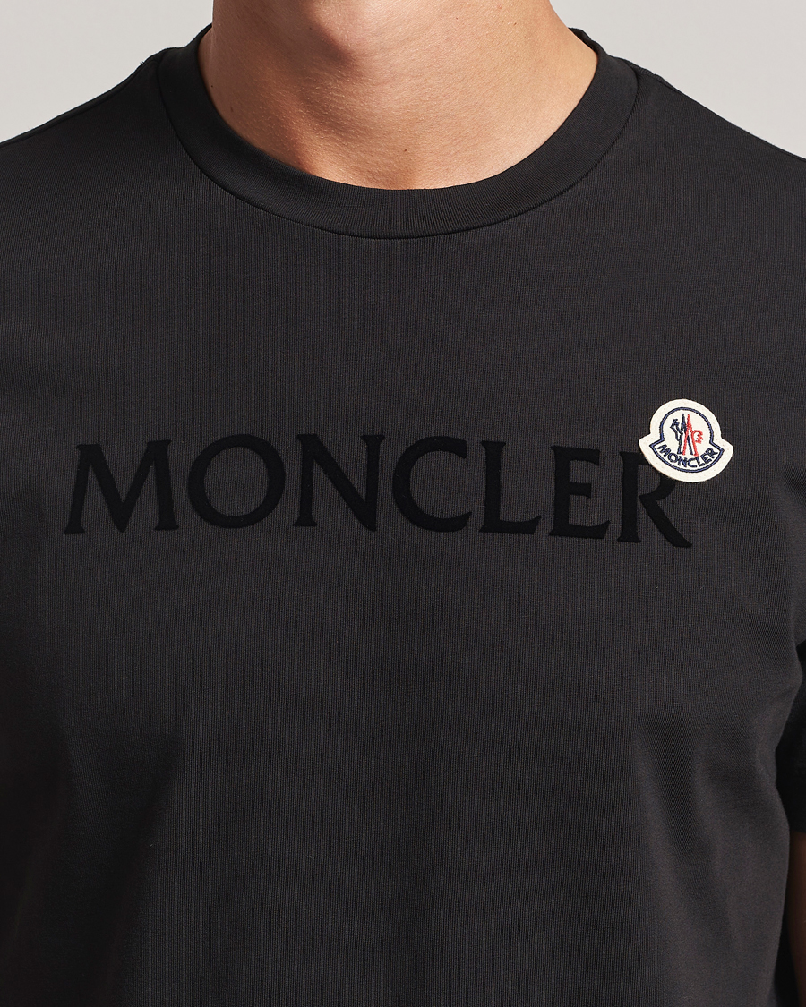 Homme | T-shirts | Moncler | Lettering Logo T-Shirt Black