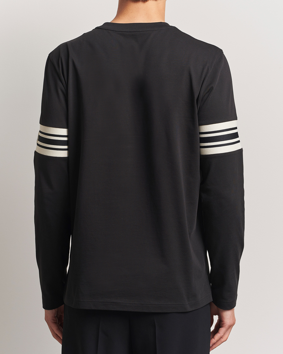 Homme | T-shirts | Moncler | Archive Logo Long Sleeve T-Shirt Black
