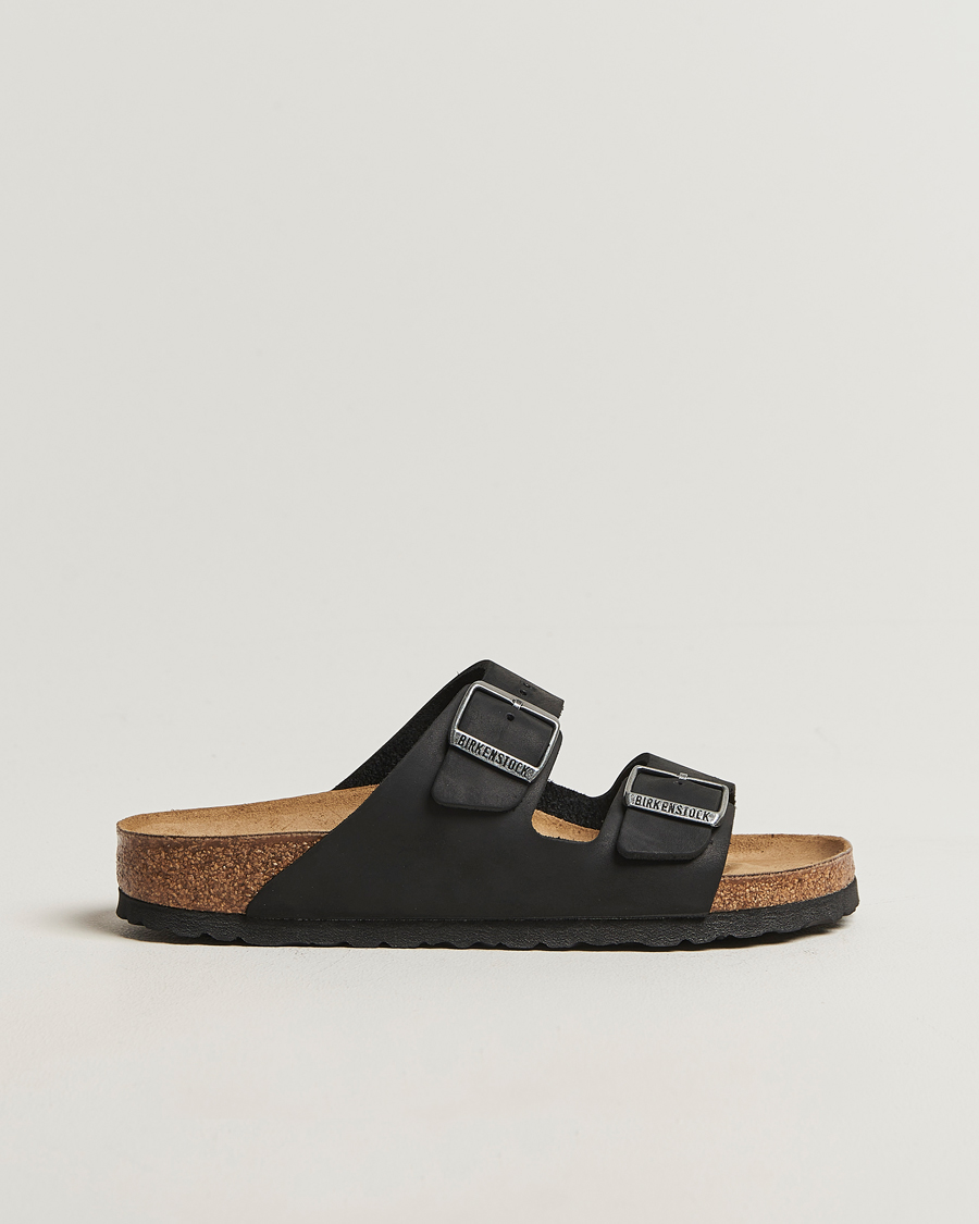 Homme | Sandales Et Mules | BIRKENSTOCK | Woman Arizona Classic Footbed Black Oiled Leather