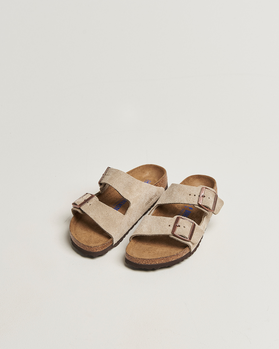 Homme | Sandales Et Mules | BIRKENSTOCK | Woman Arizona Soft Footbed Taupe Suede