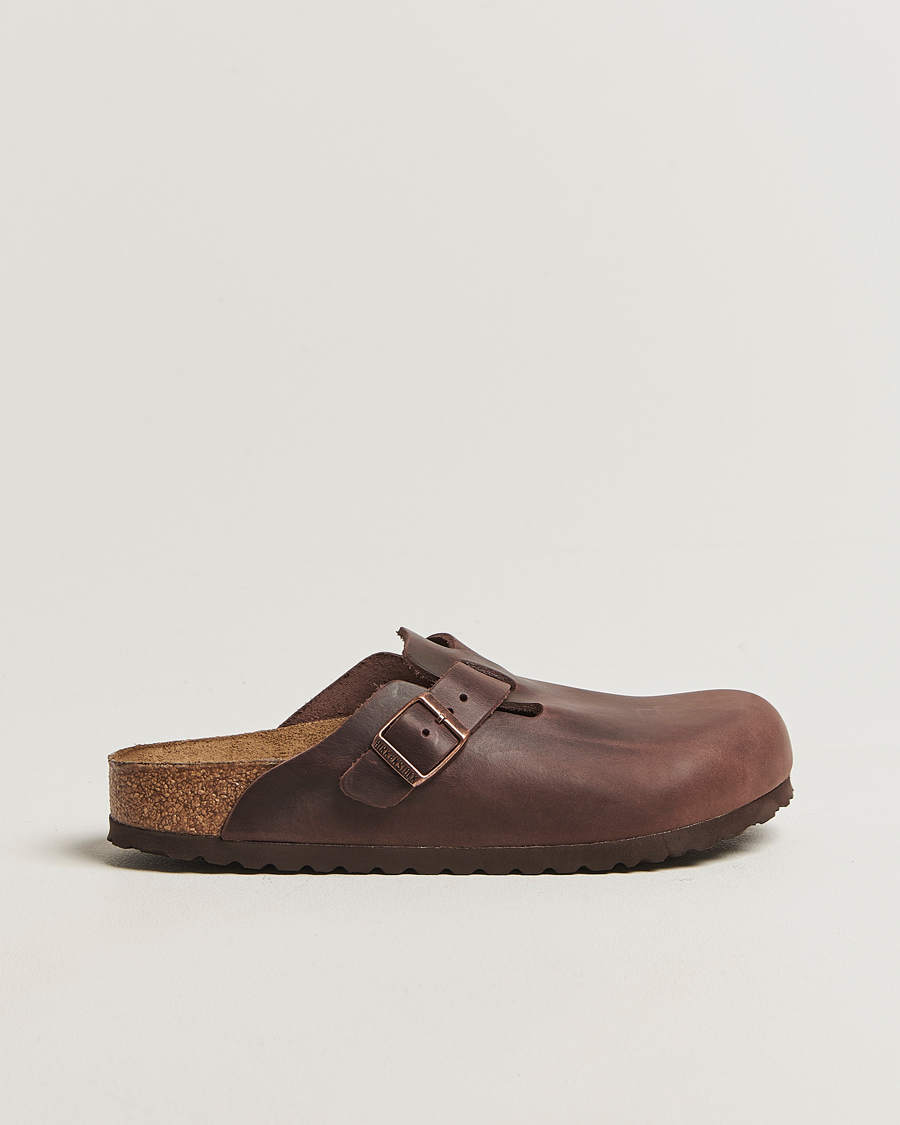 Homme | Sandales Et Mules | BIRKENSTOCK | Woman Boston Classic Footbed Habana Oiled Leather