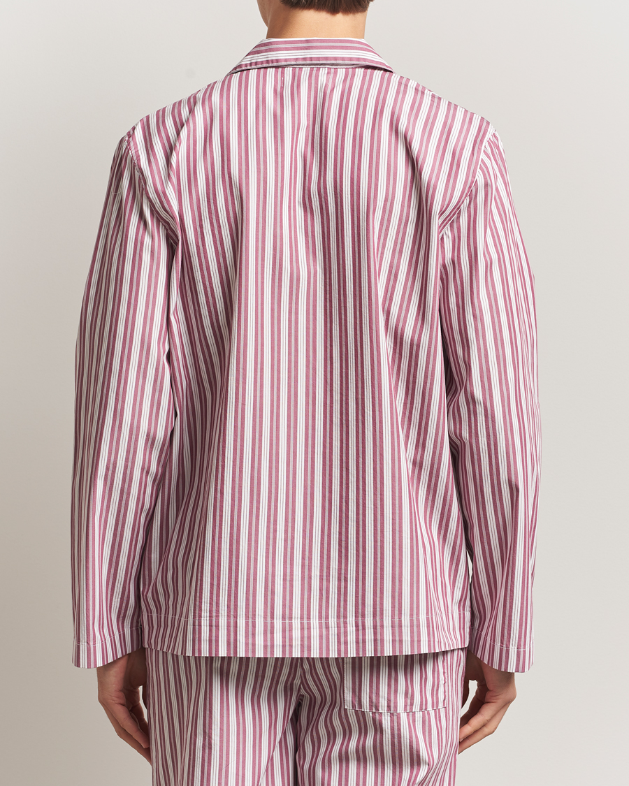 Homme | Peignoirs Et Pyjamas | Tekla | Poplin Pyjama Shirt Rhubarb Stripes