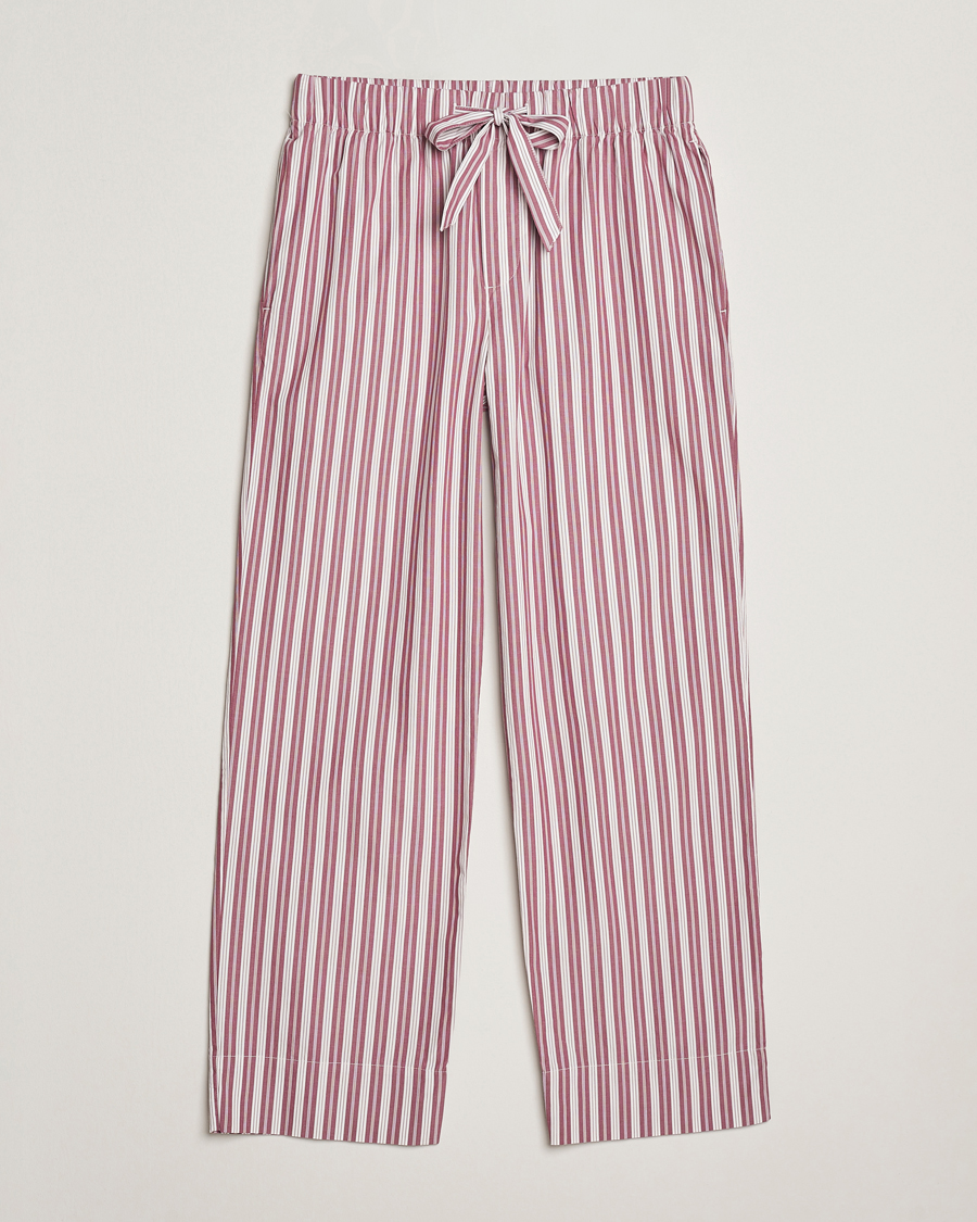 Homme | Peignoirs Et Pyjamas | Tekla | Poplin Pyjama Pants Rhubarb Stripes