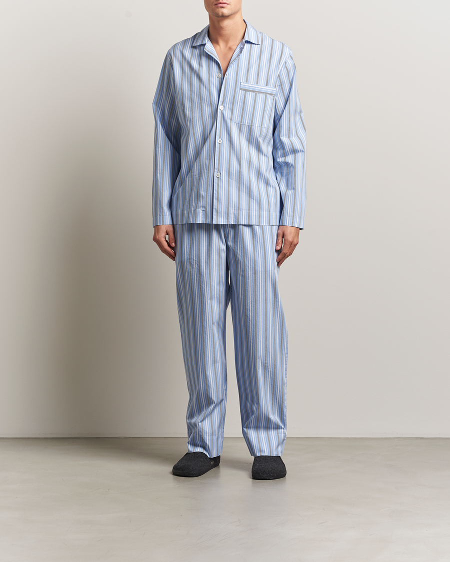 Homme | Peignoirs Et Pyjamas | Tekla | Poplin Pyjama Pants Stave Stripes