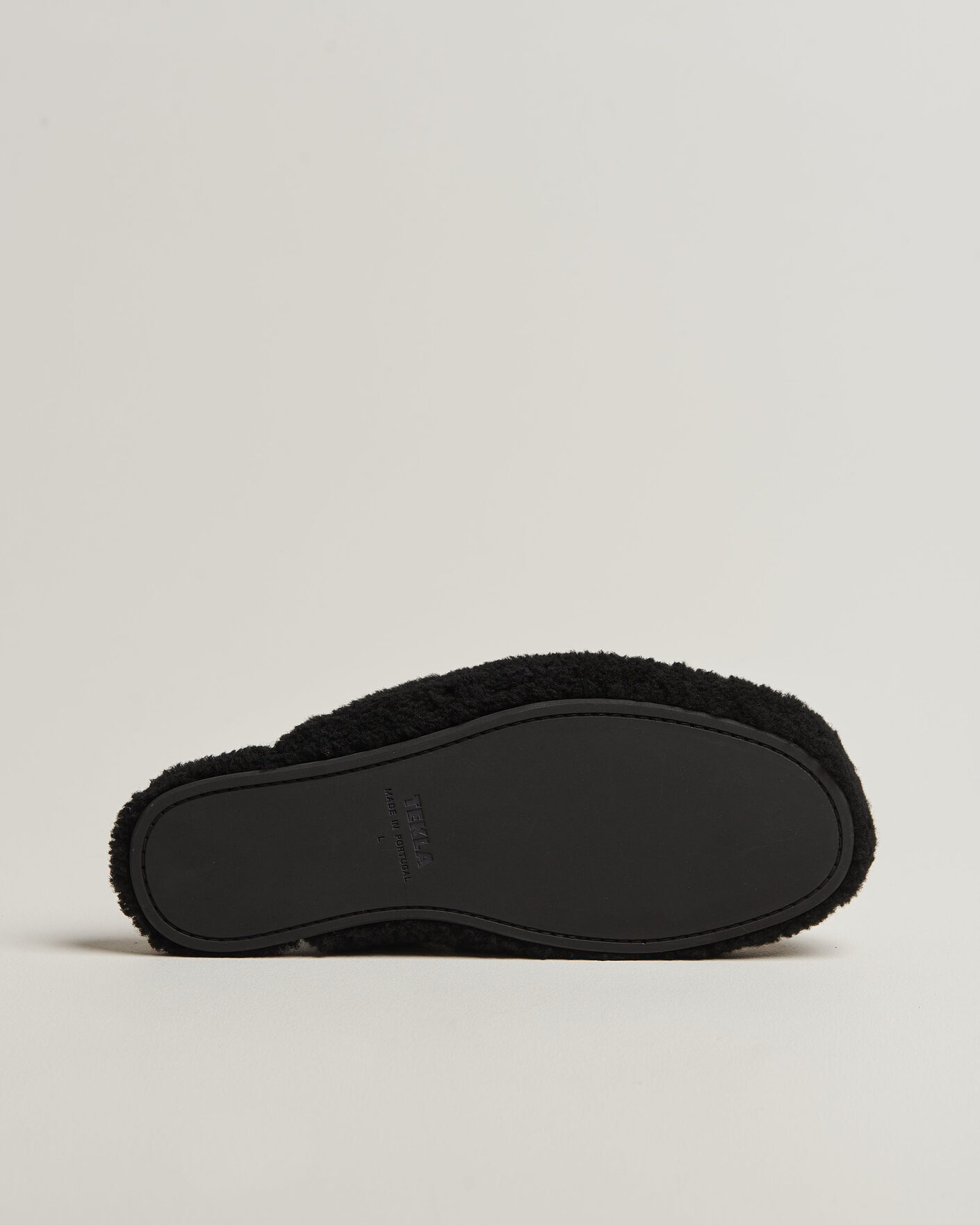 Homme | Sandales Et Mules | Tekla | Lambswool Shearling Slippers Black