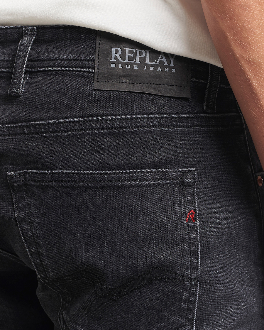 Homme | Jeans | Replay | Grover Super Stretch DNA Jeans Washed Black
