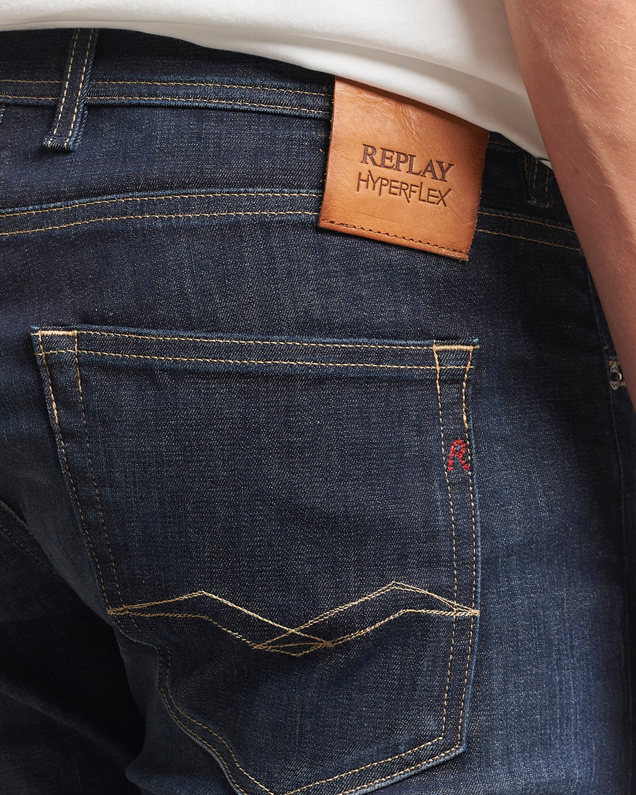 Homme | Jeans | Replay | Grover Hyperflex Jeans Dark Blue