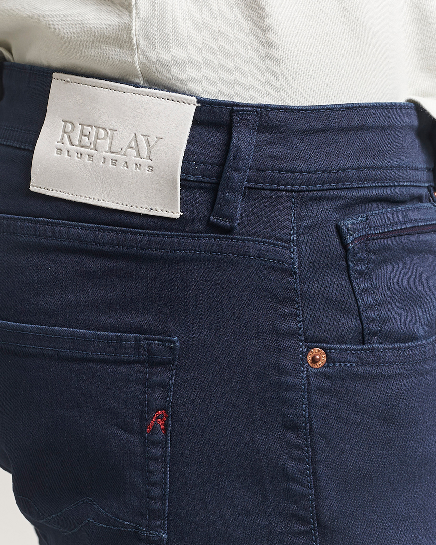 Homme | Pantalons | Replay | Grover Bullstretch 5-Pocket Pants Navy