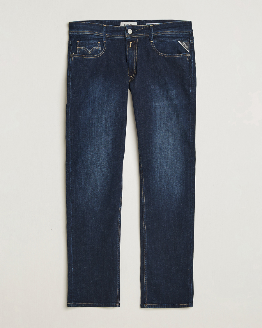 Homme | Pantalons | Replay | Rocco Comfort Fit Stretch Jeans Dark Blue