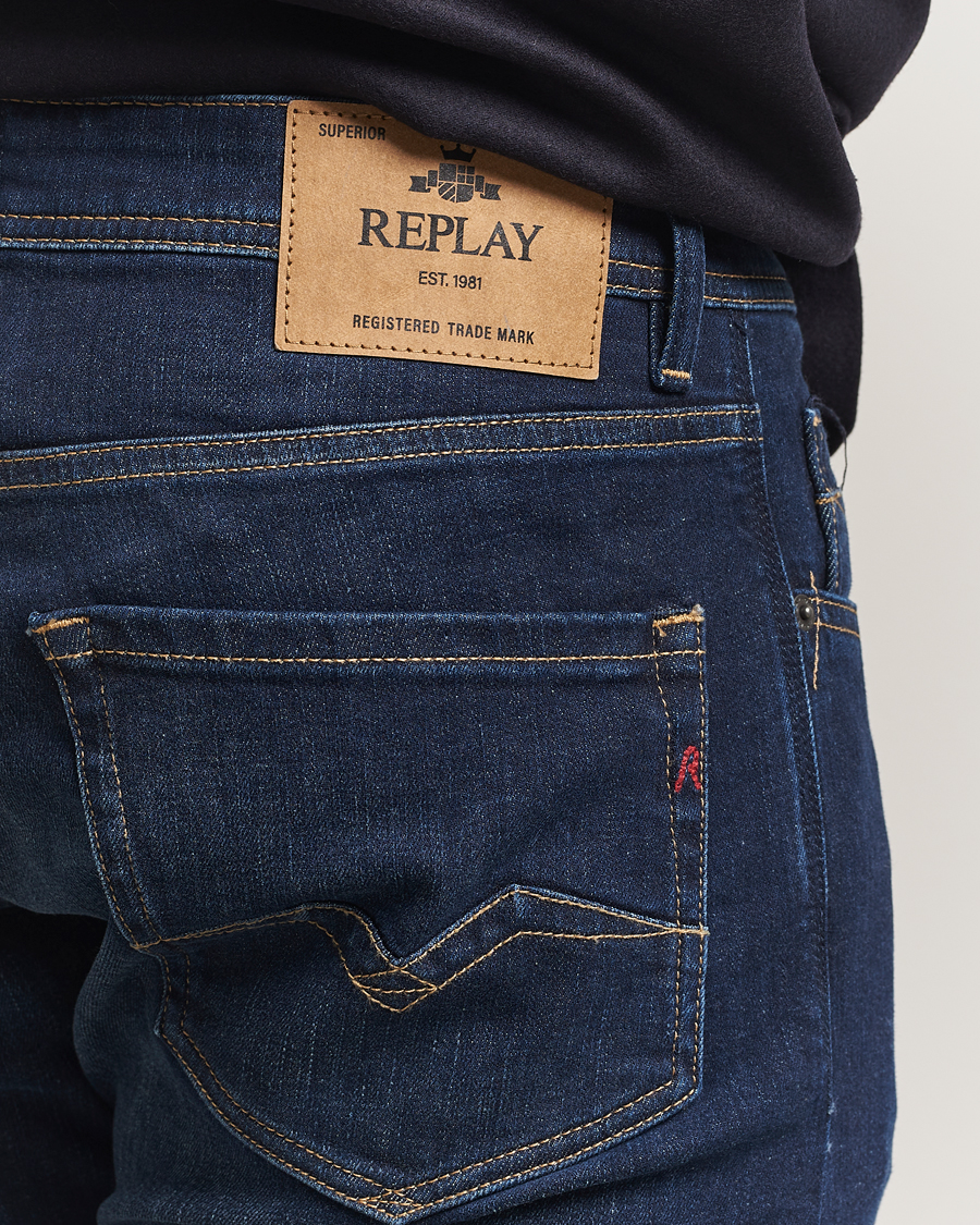 Homme | Pantalons | Replay | Rocco Comfort Fit Stretch Jeans Dark Blue