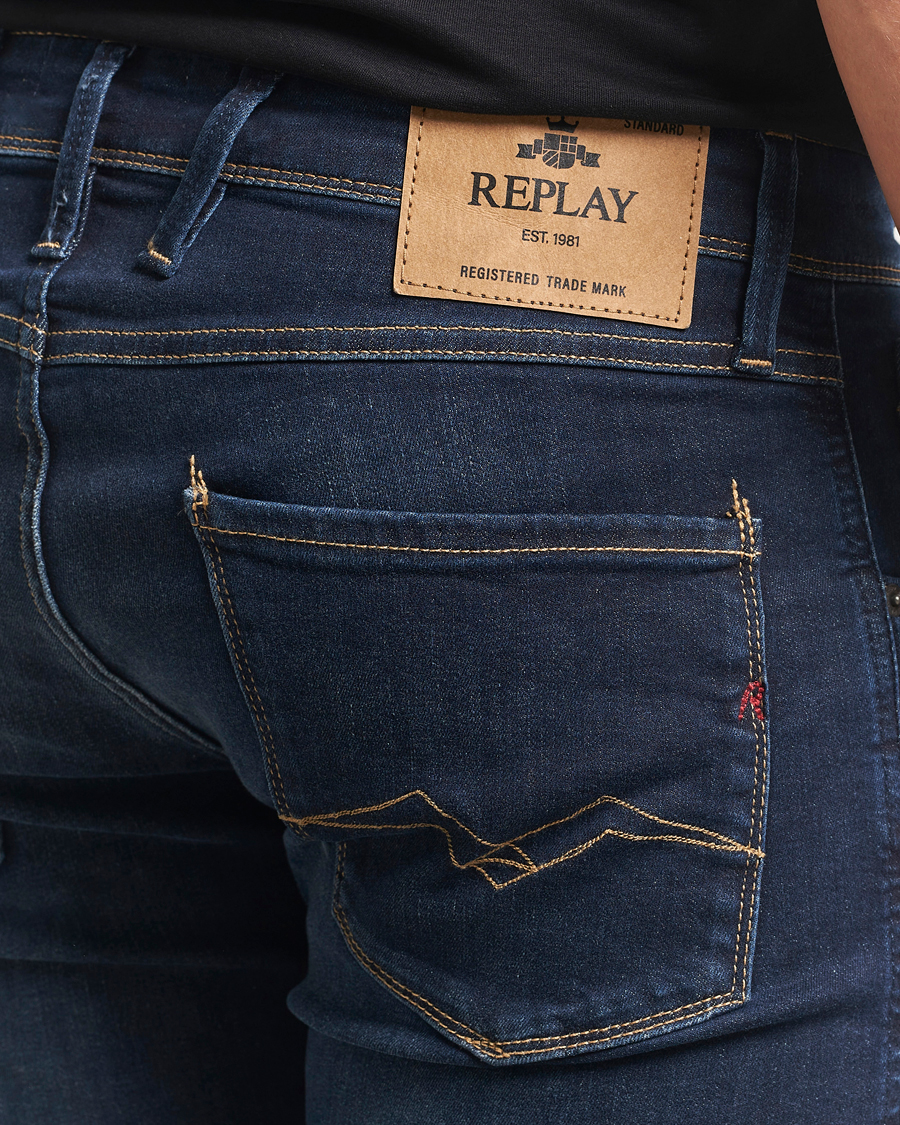 Homme | Jeans | Replay | Anbass Powerstretch Jeans Dark Blue