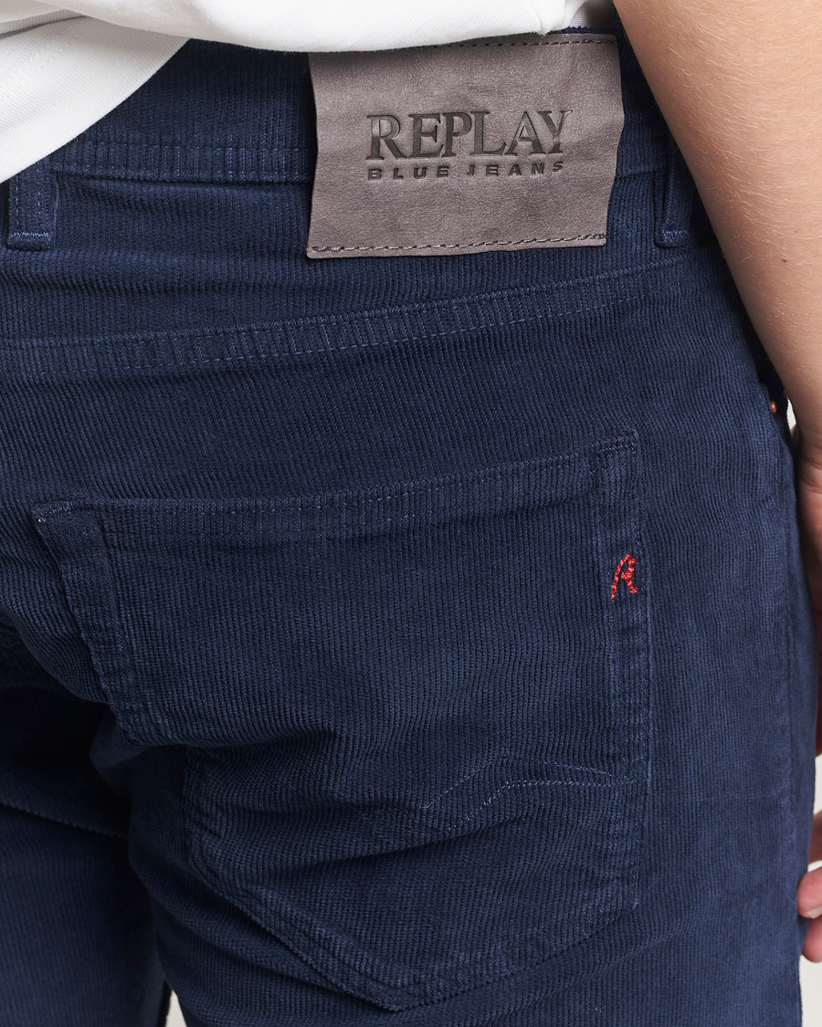 Homme | Pantalons | Replay | Grover Corduroy 5-Pocket Pants Navy