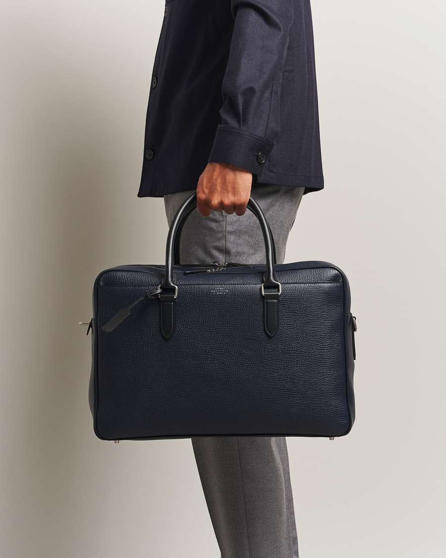 Homme | Sacs | Smythson | Ludlow 48 Hours Travel Bag Navy
