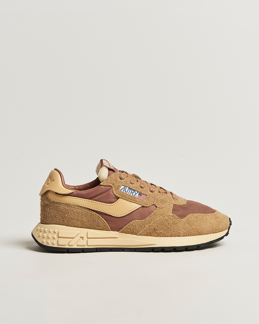 Homme | Baskets | Autry | Reelwind Running Sneaker Beige/Brown