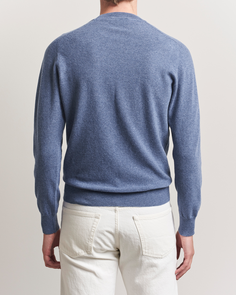 Homme | Pulls Et Tricots | Altea | Wool/Cashmere Crew Neck Pullover Blue