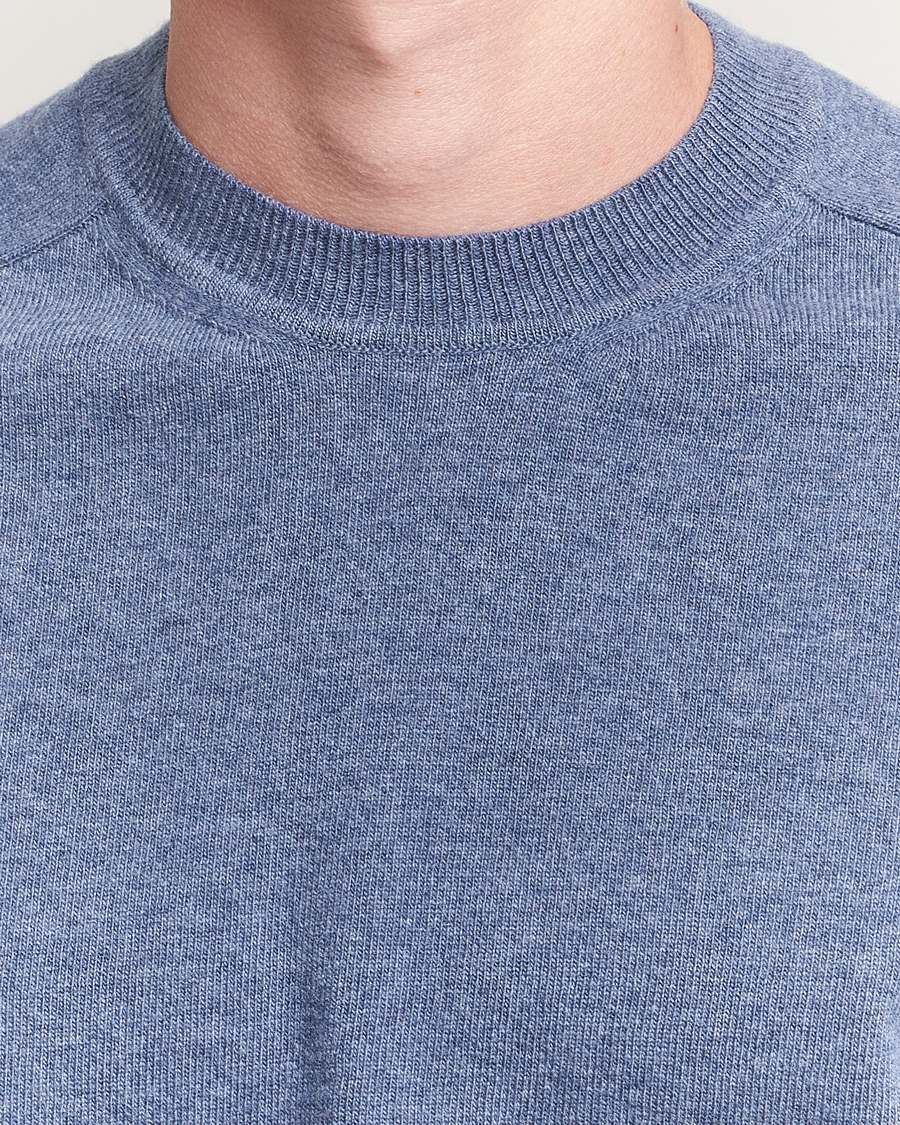 Homme | Pulls Et Tricots | Altea | Wool/Cashmere Crew Neck Pullover Blue