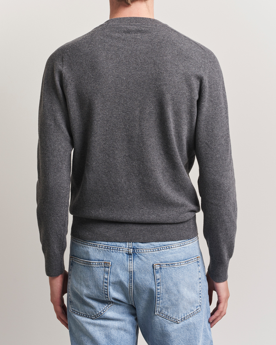 Homme | Pulls Et Tricots | Altea | Wool/Cashmere Crew Neck Pullover Charcoal