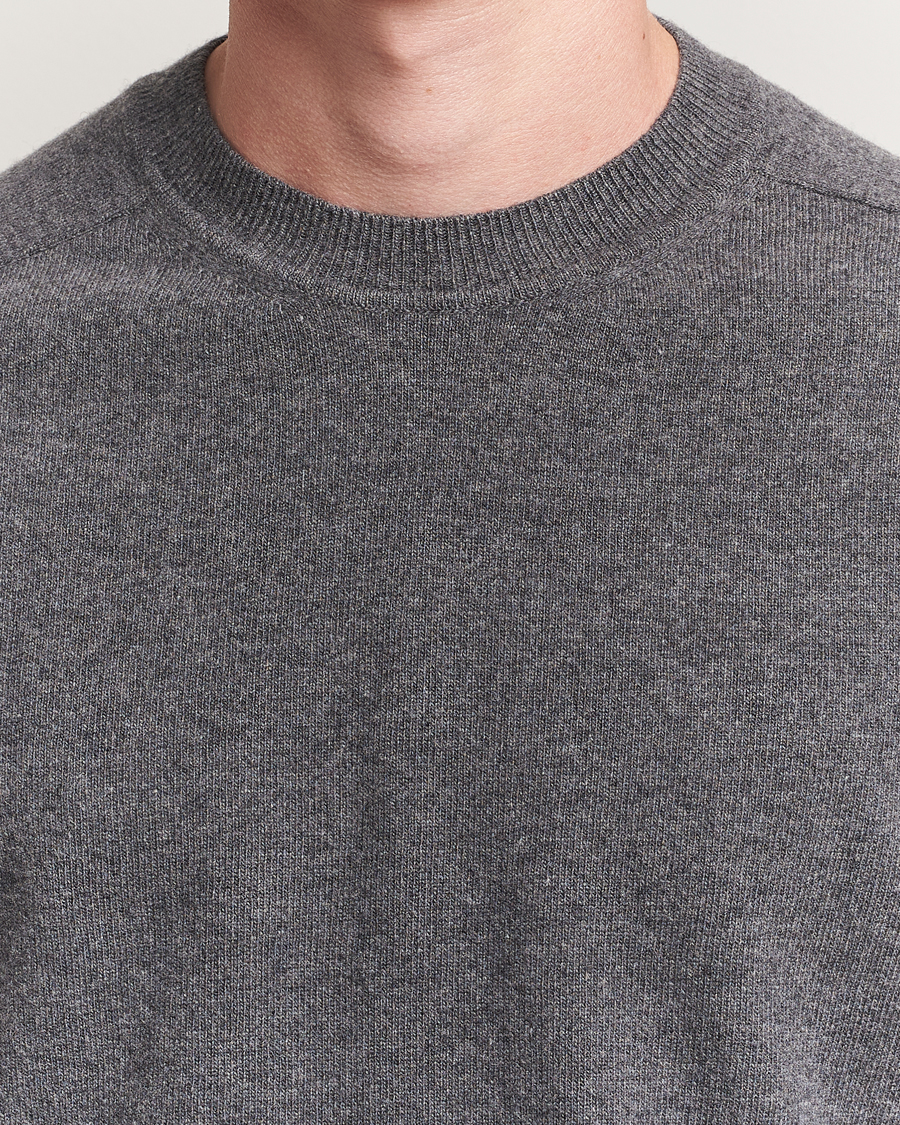 Homme | Pulls Et Tricots | Altea | Wool/Cashmere Crew Neck Pullover Charcoal