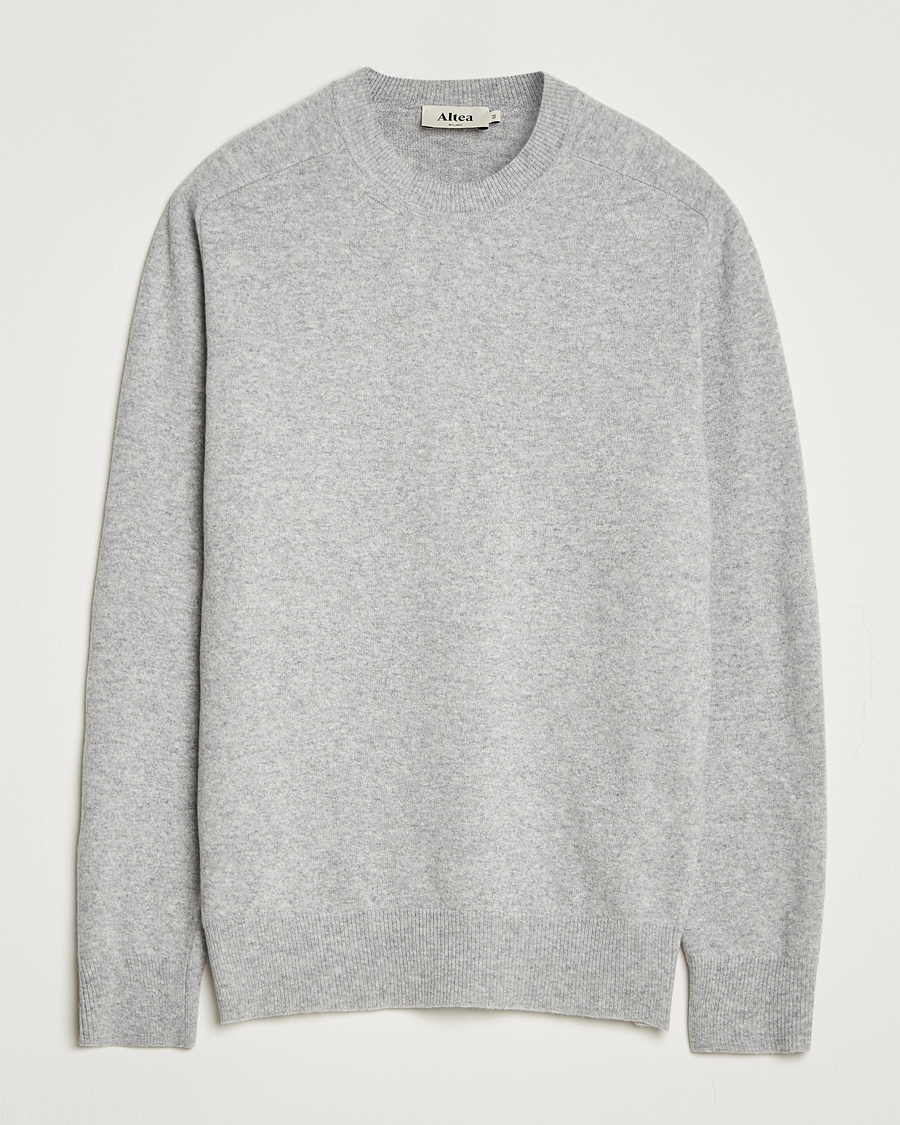 Homme | Pulls Et Tricots | Altea | Wool/Cashmere Crew Neck Pullover Light Grey