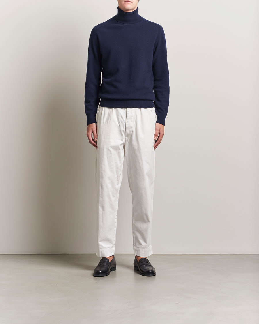 Homme | Pulls Et Tricots | Altea | Wool/Cashmere Rollneck Navy