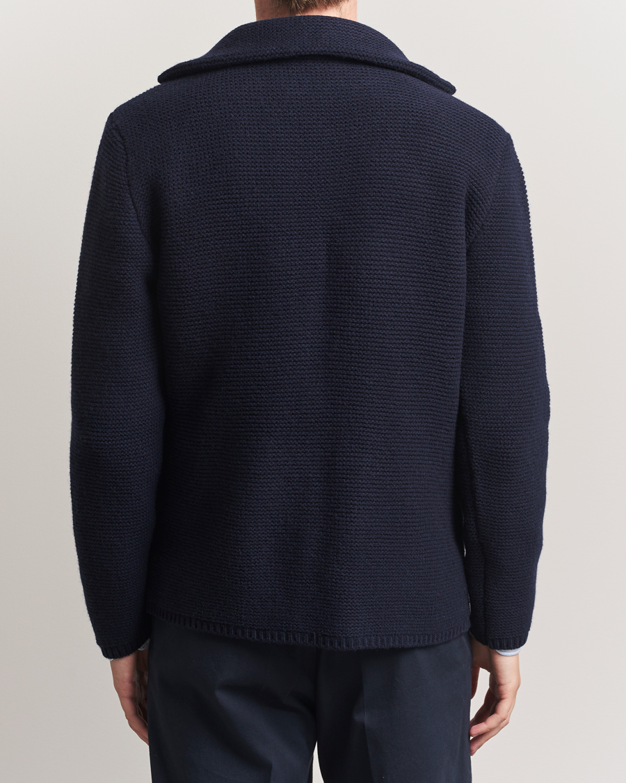 Homme | Pulls Et Tricots | Altea | Wool Cardigan Jacket Navy