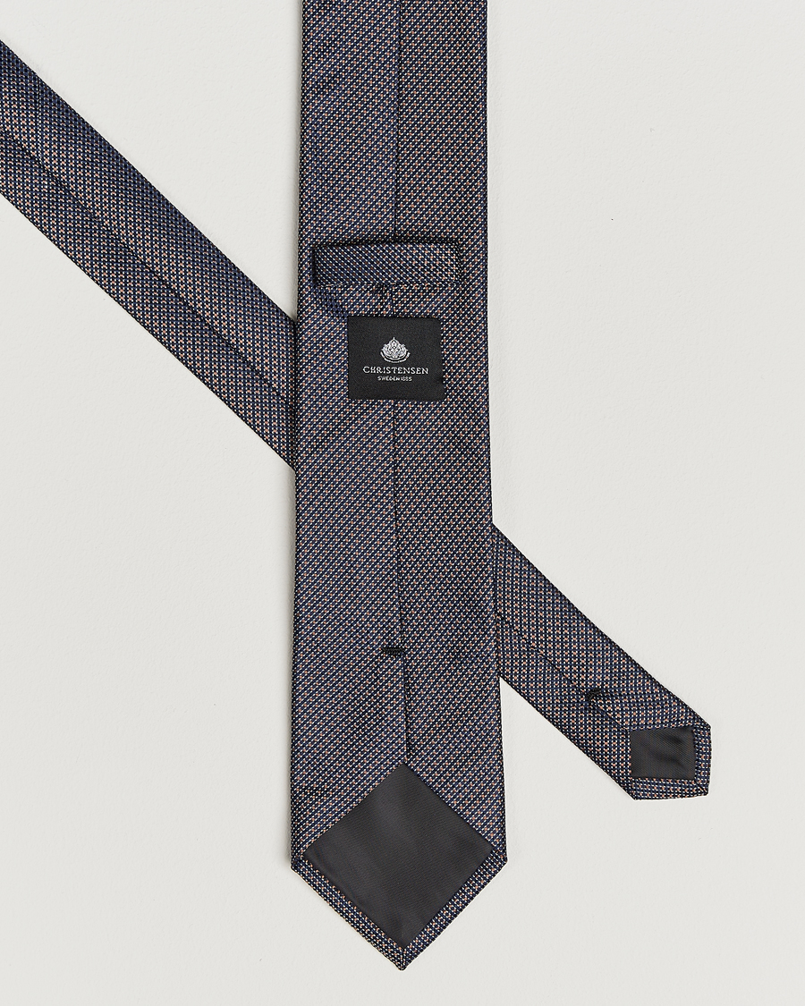 Homme | Cravates | Amanda Christensen | Box Set Silk 8 cm Tie And Pocket Square Brown