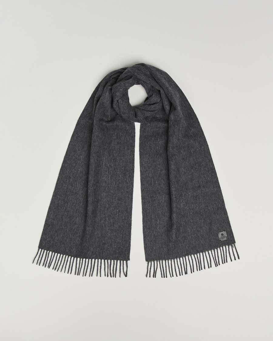 Homme | Écharpes | Amanda Christensen | Wool Scarf Dark Grey Melange
